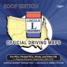 [Logo of the Lincoln Highway Driving Maps CD-ROM]