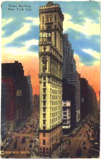 [Postcard of Times Square, New York