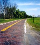 [Photo of brick road near Elkhorn]