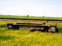 [Photo of a Lincoln Highway bridge in Overton]